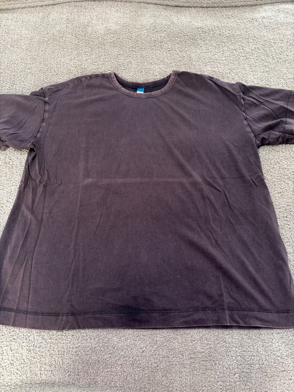Old Navy Oversized Washed Black Short Sleeve Crew Tee